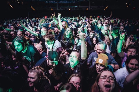 Architects' audience live on European Tour 2026 at the Berlin Velodrome on 22.01.2026