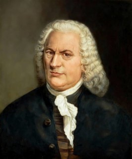 Johann Sebastian Bach, 1685 - 1750, German composer, digital edited