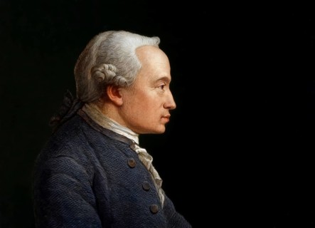 Immanuel Kant, 1724 - 1804, German philosopher of the Enlightenment, digitally altered