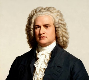 Johann Sebastian Bach, 1685 - 1750, German composer, digital edited