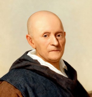 Portrait of Friedrich Gottlieb Klopstock, 1724 - 1803, German poet, digitally edited according to a