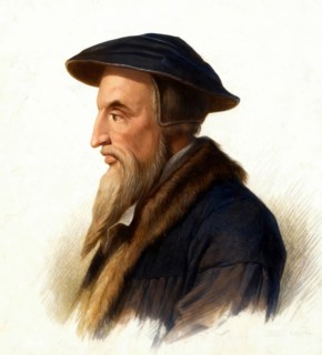 Johannes Calvin or Jean Cauvin, 1509 - 1564, reformer and founder of Calvinism