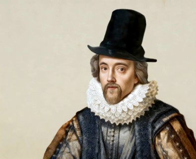 Portrait of Sir Francis Bacon, Baron Baco of Verulam, 1561 - 1626, English lawyer, statesman,
