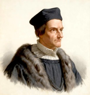 Johann or Johannes Geiler von Kaysersberg, 1445 - 1510, Swiss-born priest, popular German preacher