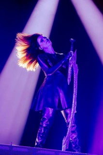 Simone Simons, singer of Epica, live on Arcane Dimensions Tour 2026 at Munich's Zenith on 17.01