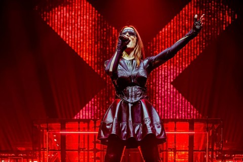 Simone Simons, singer of Epica, live on Arcane Dimensions Tour 2026 at Munich's Zenith on 17.01