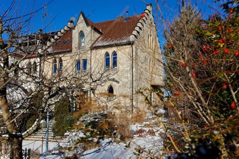 Restaurant Altes Forsthaus bei Schloss Lichtenstein, restaurant, historic building, architecture,
