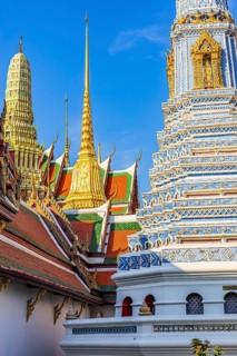 The Grand Royal Palace, Wat Phra Kaeo Buddhist Temple, the Royal Pantheon, Prasad Phra Thepbidon,