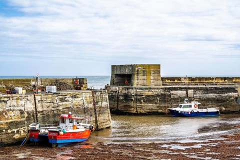 Craster village, Alnwick, Northumberland, England, United Kingdom