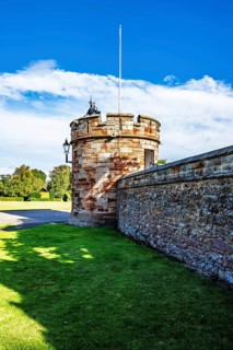 Dirleton Castle & Gardens, Dirleton, East Lothian, Scotland, UK