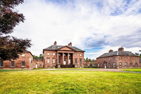 Paxton House, River Tweed, Paxton, Berwick-upon-Tweed, Berwickshire, Scotland, UK