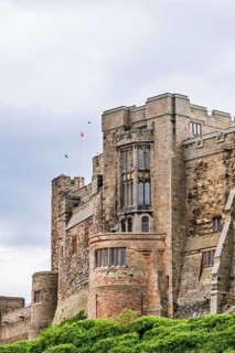 Bamburgh Castle, Northumberland, Northeast Coast, England, UK