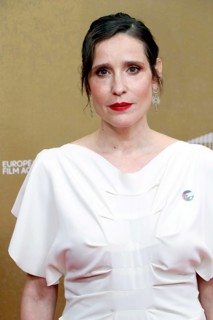 Angeliki Papoulia arriving at the European Film Awards at the House of World Cultures in Berlin on