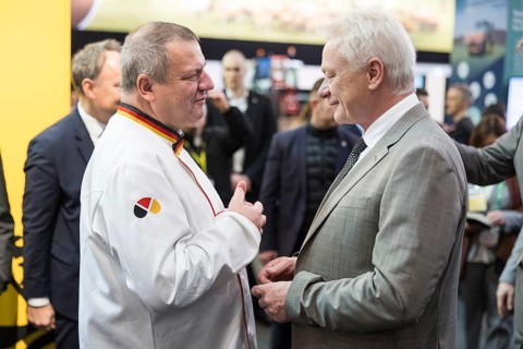 Roland Ermer (President of the Zentralverband des Deutschen Bäckerhandwerks e.V.) and Alios Rainer