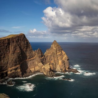 Sunset, volcanic peninsula, Ponta de São Lourenço, Ponta de Sao Lourenco, rocky coast, Punta de San