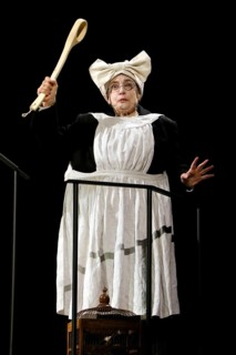 Katharina Thalbach during the photo rehearsal for SAUERKOHL AND MISDEEDS, a musical Wilhelm bush