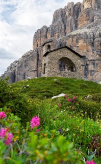 Cappella Ai Brentei Chapel Memorial for injured mountaineers at the Rifugio Ai Brentei mountain