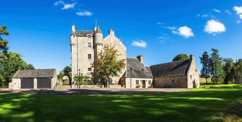 Ferniehirst Castle, Oxnam, Jedburgh, Scottish Borders, Roxburghshire, Scotland, UK
