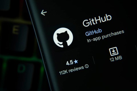 Dhaka, Bangladesh- 27 July 2025: GitHub app from Google Playstore is displayed on a smartphone