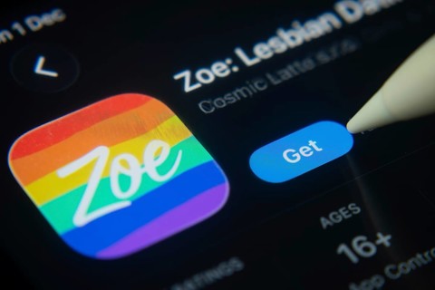 Dhaka, Bangladesh- 01 Dec 2025: A close-up of the Zoe app icon in the App Store on an iPad screen