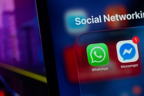 Dhaka, Bangladesh- 01 Dec 2025: WhatsApp and Messenger app on iPad
