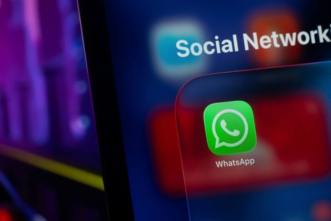Dhaka, Bangladesh- 01 Dec 2025: WhatsApp app is displayed on ipad