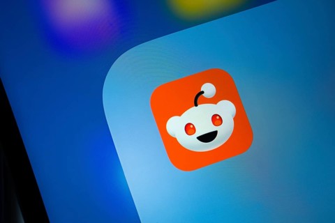 Dhaka, Bangladesh- 02 May 2025: Reddit app icon is seen on smartphone