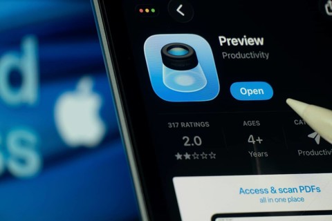 Dhaka, Bangladesh- 24 Oct 2025: A iPad screen displaying the Apple Preview app on App store