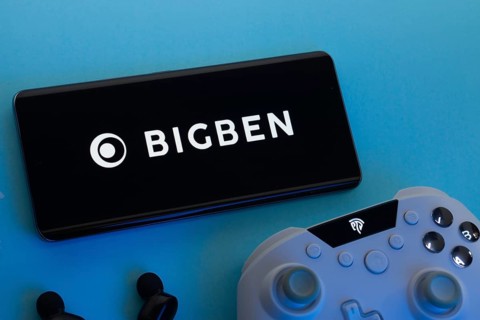 Dhaka, Bangladesh- 22 March 2025: Bigben Interactive logo displayed on a smartphone surrounded by