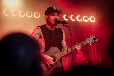 Singer Matthias Engst from Engst live on 10-year anniversary tour tour at Berlin's Astra Kulturhaus