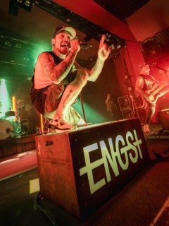 Singer Matthias Engst from Engst live on 10-year anniversary tour tour at Berlin's Astra Kulturhaus