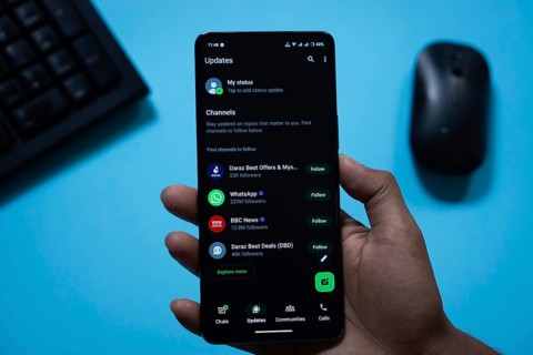 Dhaka, Bangladesh- 07 Dec 2025: Whatsapp app on smartphone