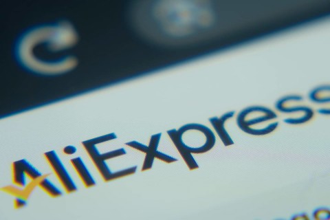 Dhaka, Bangladesh- 02 Dec 2025: A Close-up of a laptop screen is displaying the AliExpress web