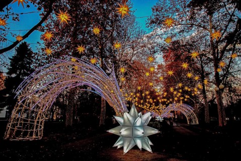 Krasnodar before the New Year. Russia