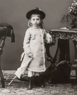Portrait of Rainer Maria Rilke, 1875 – 1926, Austrian poet and novelist as a child, digitally
