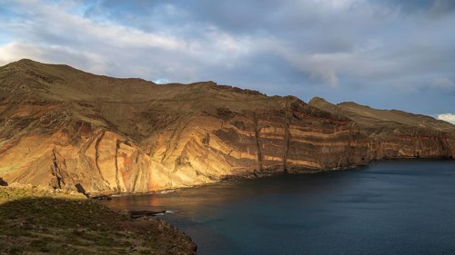 Sunset, volcanic peninsula, Ponta de São Lourenço, Ponta de Sao Lourenco, rocky coast, Punta de San