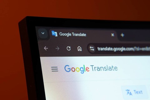 Dhaka, Bangladesh- 02 June 2025: Close-up of a computer screen displaying the Google Translate web