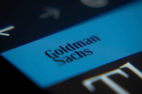 Dhaka, Bangladesh- 02 Dec 2025: A Close-up of a laptop screen is displaying the Goldman Sachs web