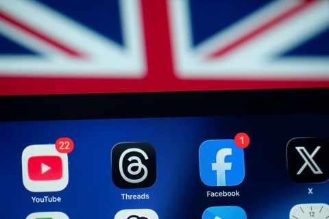 Dhaka, Bangladesh- 01 Dec 2025: A smartphone screen displays the Facebook, Youtube, X, Threads app
