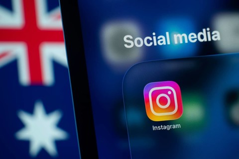 Dhaka, Bangladesh- 01 Dec 2025: A smartphone screen displays the Instagram app with an Australian