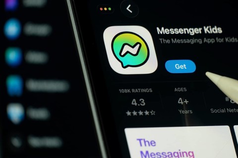 Dhaka, Bangladesh- 24 Oct 2025: A iPad screen displaying the Facebook Messenger kids app on App