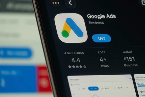Dhaka, Bangladesh- 24 Oct 2025: A iPad screen displaying the Google Ads app on App store