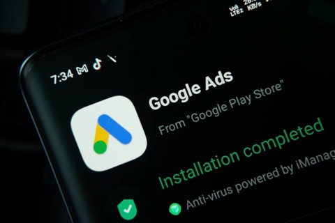 Dhaka, Bangladesh- 27 July 2025: Smartphone screen displaying Google Ads installation confirmation
