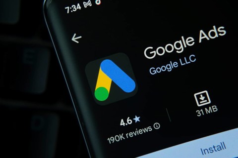 Dhaka, Bangladesh- 27 July 2025: Google Ads app from Google Playstore is displayed on a smartphone