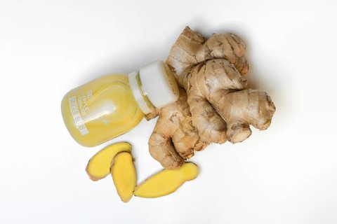 Ginger, ginger root and ginger shot