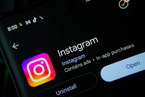 Dhaka, Bangladesh- 27 July 2025: Screen displaying Instagram app with open and uninstall options,