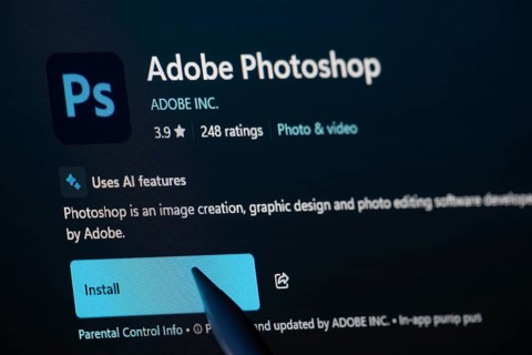 Dhaka, Bangladesh- 19 Sep 2025: A close-up of the Adobe Photoshop app from the Microsoft Store is