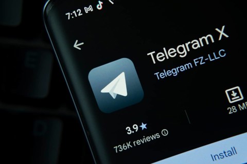 Dhaka, Bangladesh- 27 July 2025: Telegram X app from Google Playstore is displayed on a smartphone