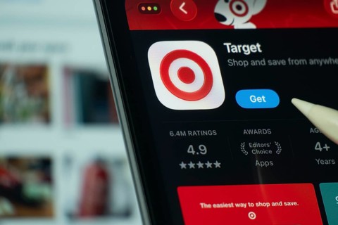 Dhaka, Bangladesh- 24 Oct 2025: A iPad screen displaying the Target app on App store