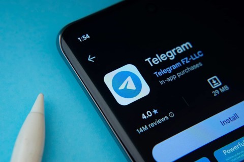 Dhaka, Bangladesh- 18 March 2025: The Telegram app from Google Playstore is displayed on a